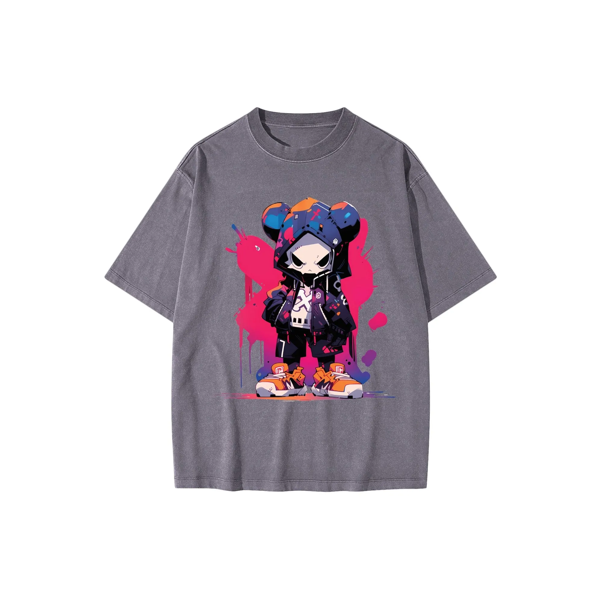 Colorful Street Cartoon Character