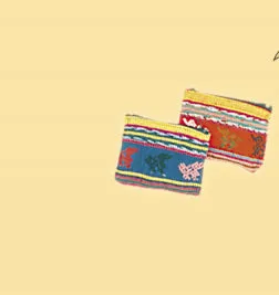 Colorful Striped/Tribal Coin Purse