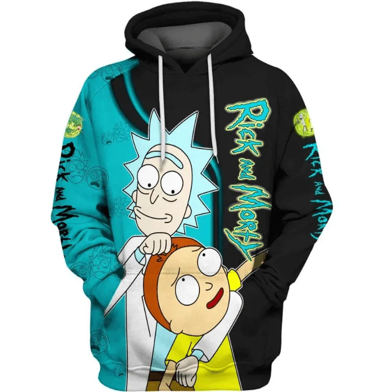 Combined Cartoon Character Hoodies