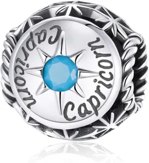 Constellation Charm 925 Sterling Silver Birthstone Anniversary Love Letter Family Christmas DIY Lucky Charm for Pandora Charm Bracelet