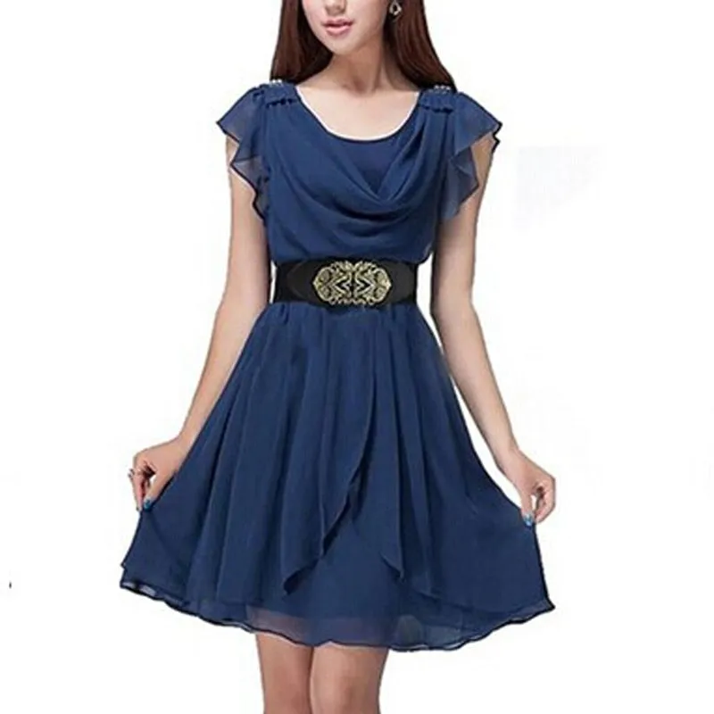 Corset Waist Belt With Metal Buckle Fabric Strap