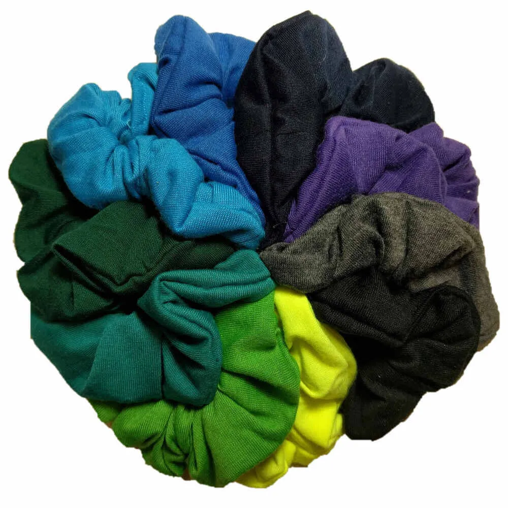 Cotton Blend Scrunchies, standard