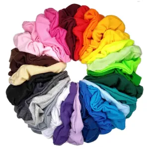 Cotton Blend Scrunchies, standard