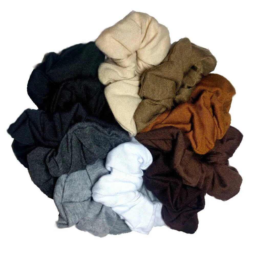 Cotton Blend Scrunchies, standard