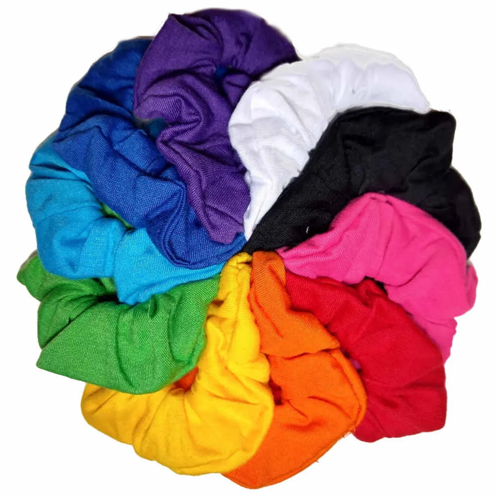 Cotton Blend Scrunchies, standard