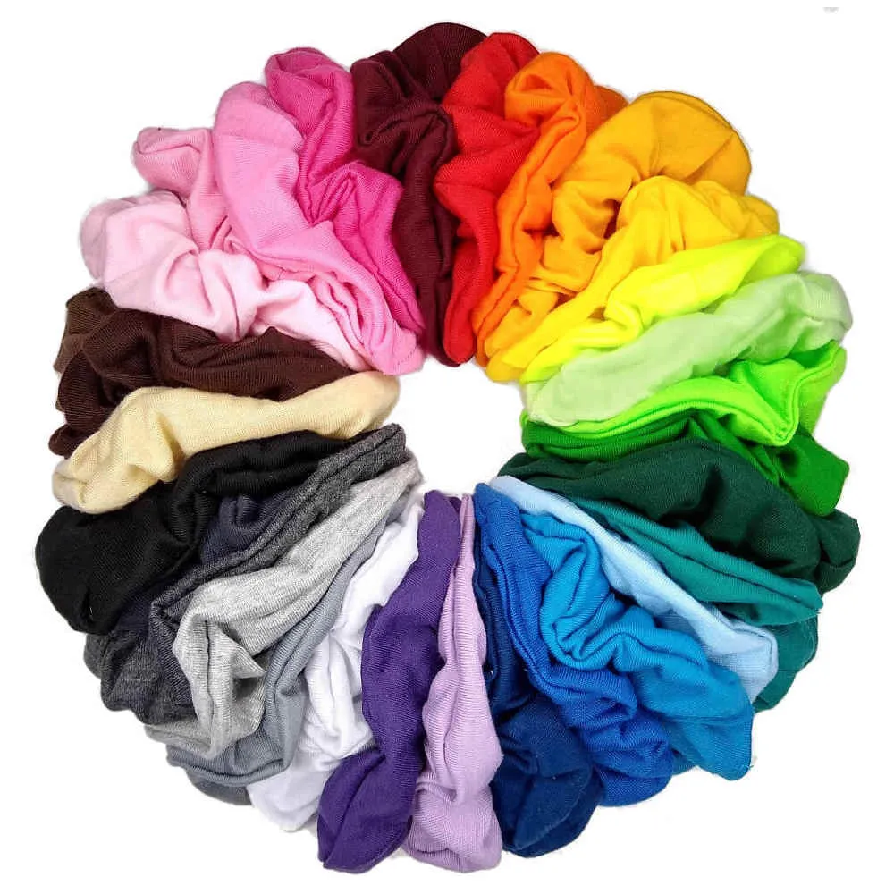 Cotton Blend Scrunchies, standard