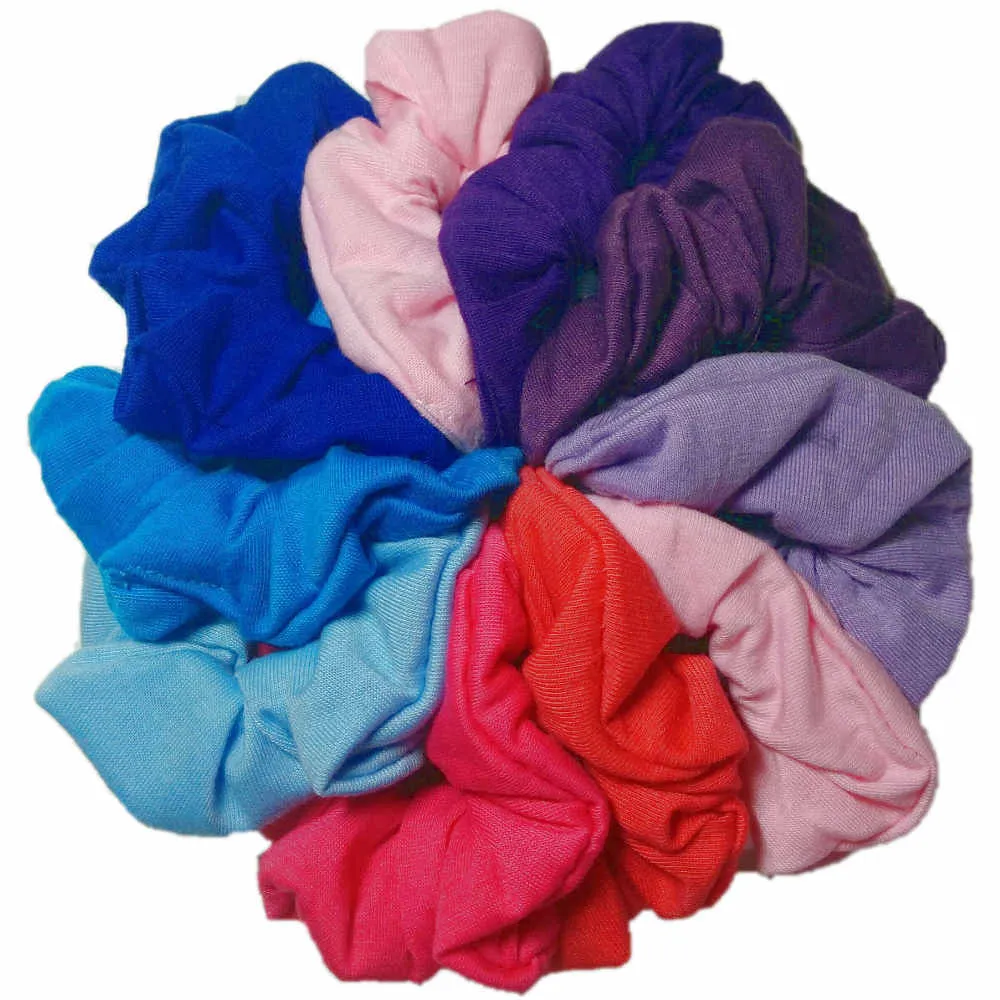 Cotton Blend Scrunchies, standard