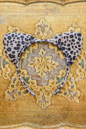 Coy As A Cat Ears in Animal Print - 8/30/2022