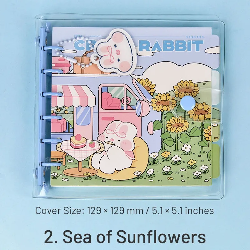 Cream Rabbit Party Series Cute Cartoon Journal Notebook