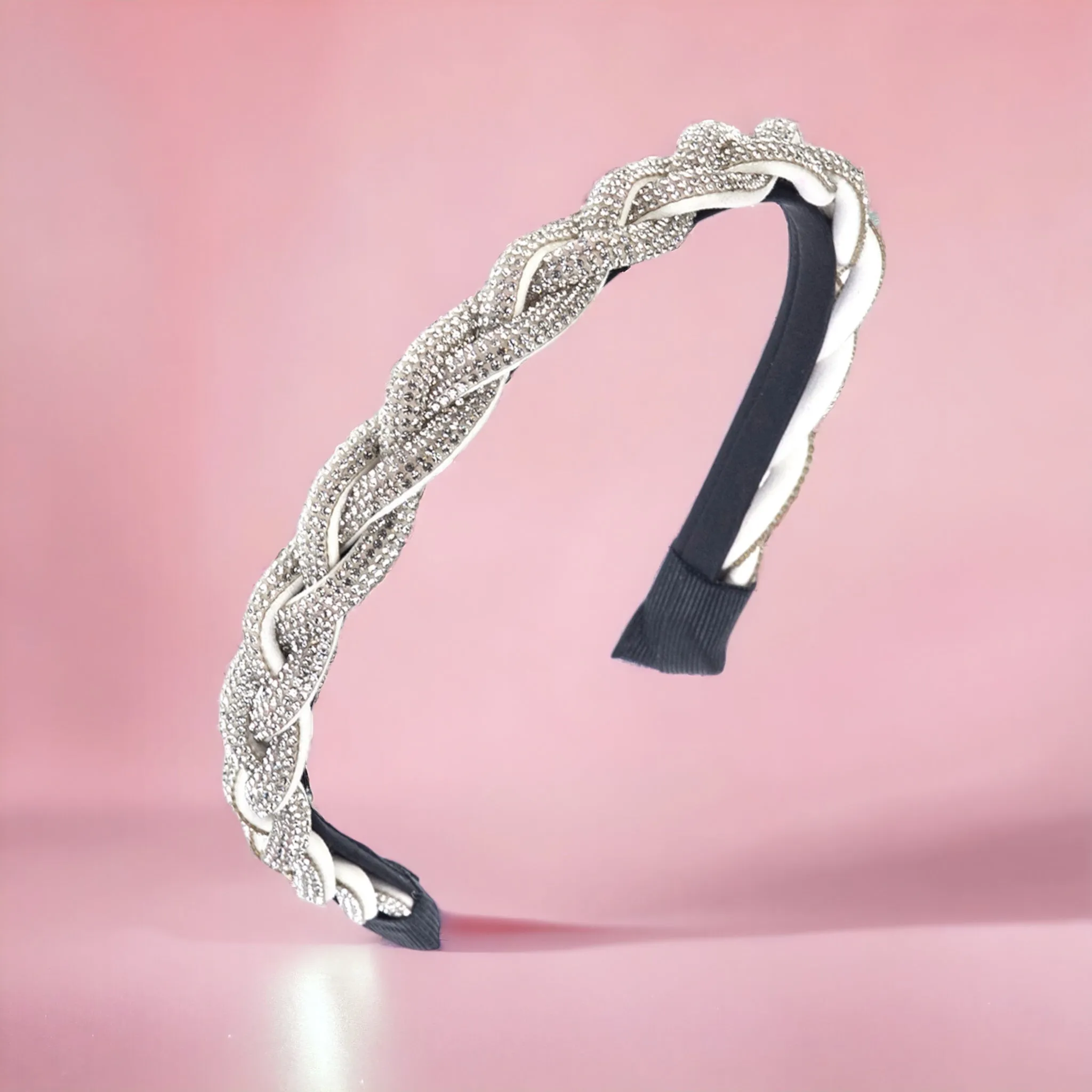 Crystal Braided Headbands