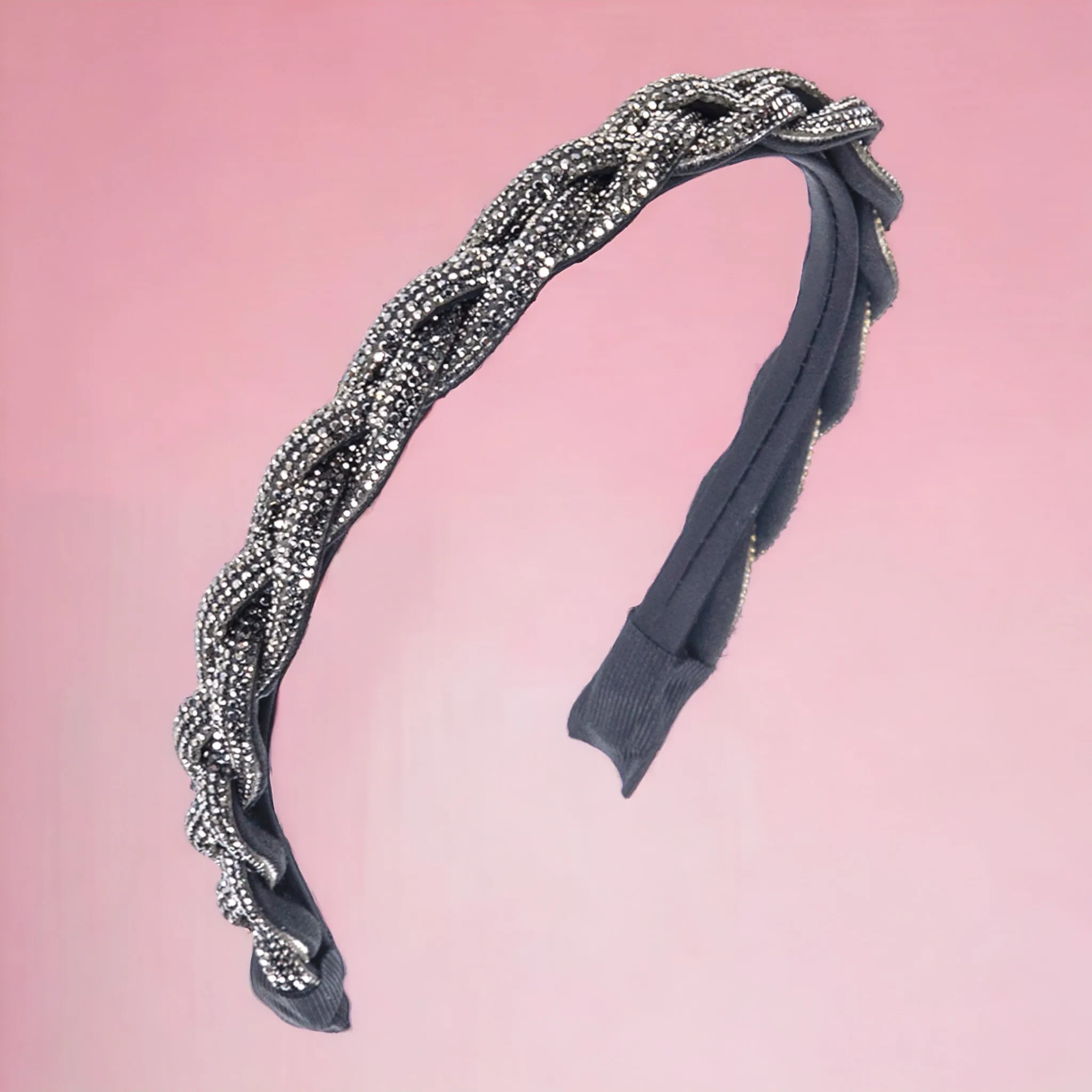 Crystal Braided Headbands
