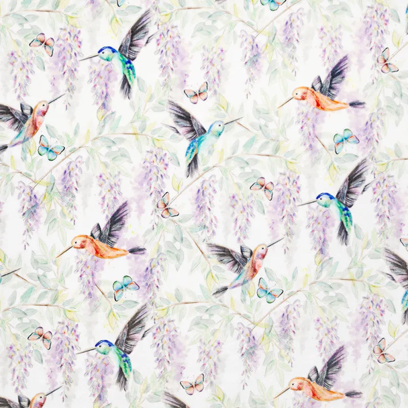 Cuddle® Prints - Hummingbird Multi Digitally Printed Minky Yardage