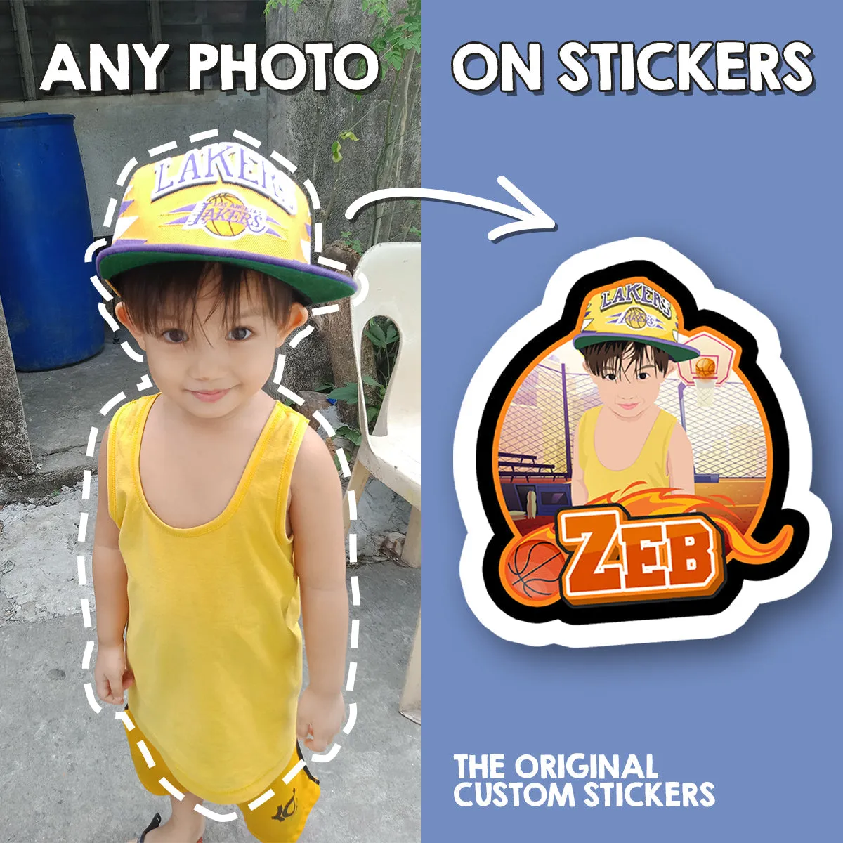 Custom Cartoon Stickers