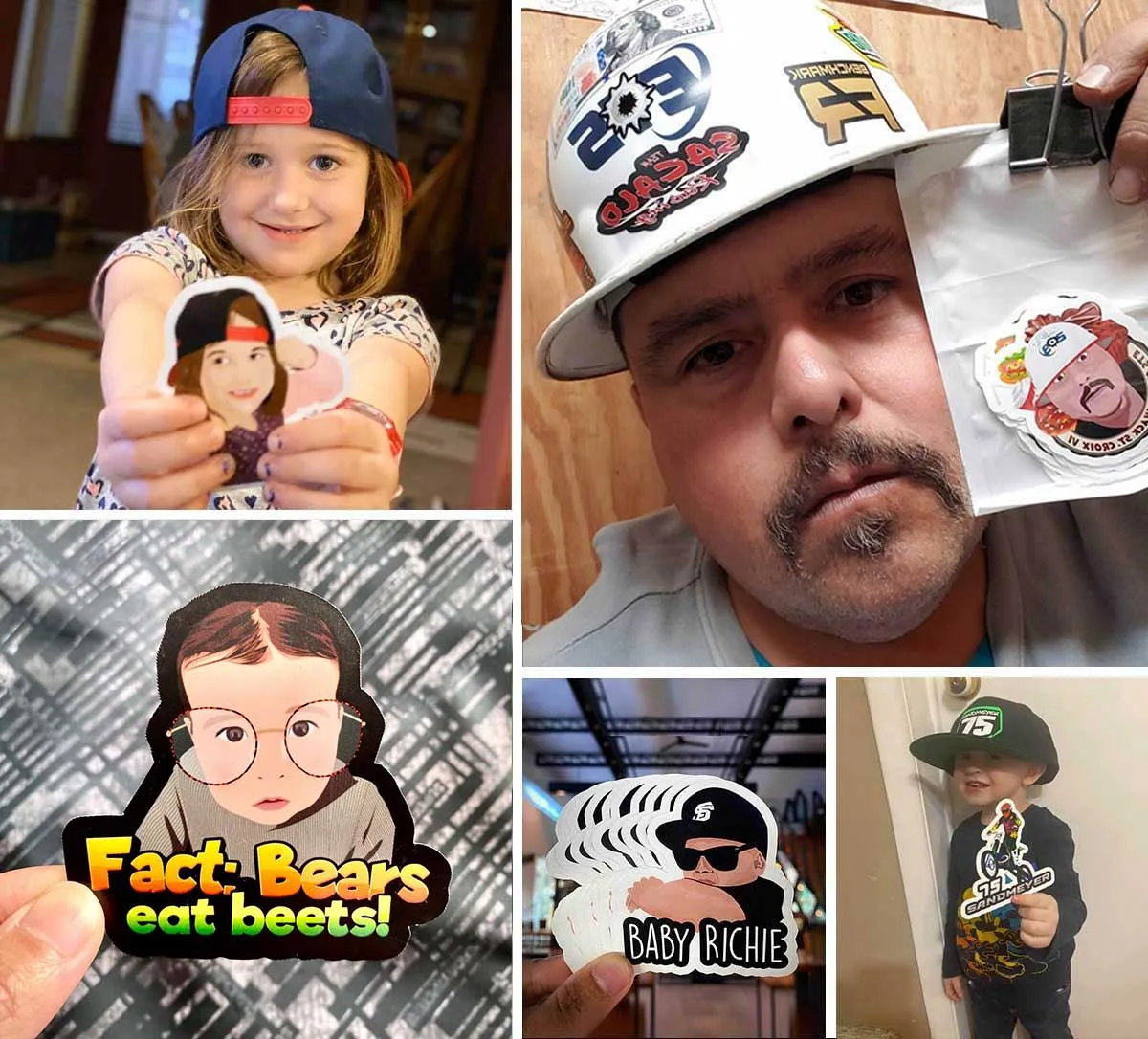 Custom Cartoon Stickers