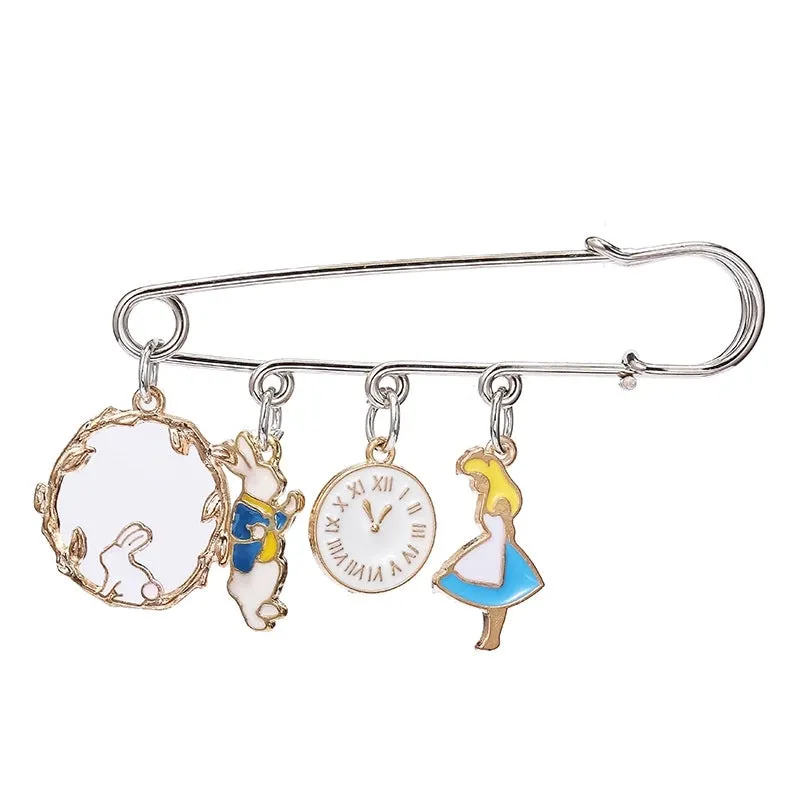 Cute Animal Cartoon Alloy Plating Women's Brooches