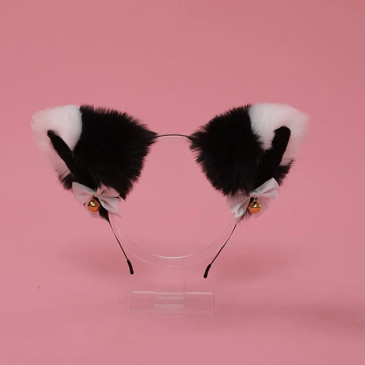 Cute Bow Bell Cat Ears
