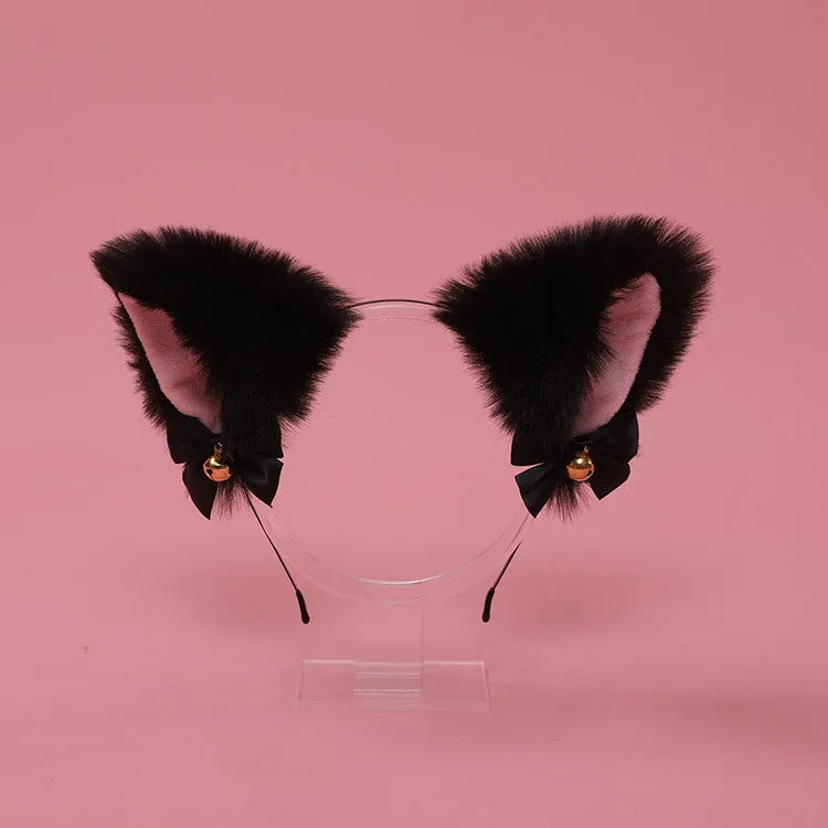 Cute Bow Bell Cat Ears