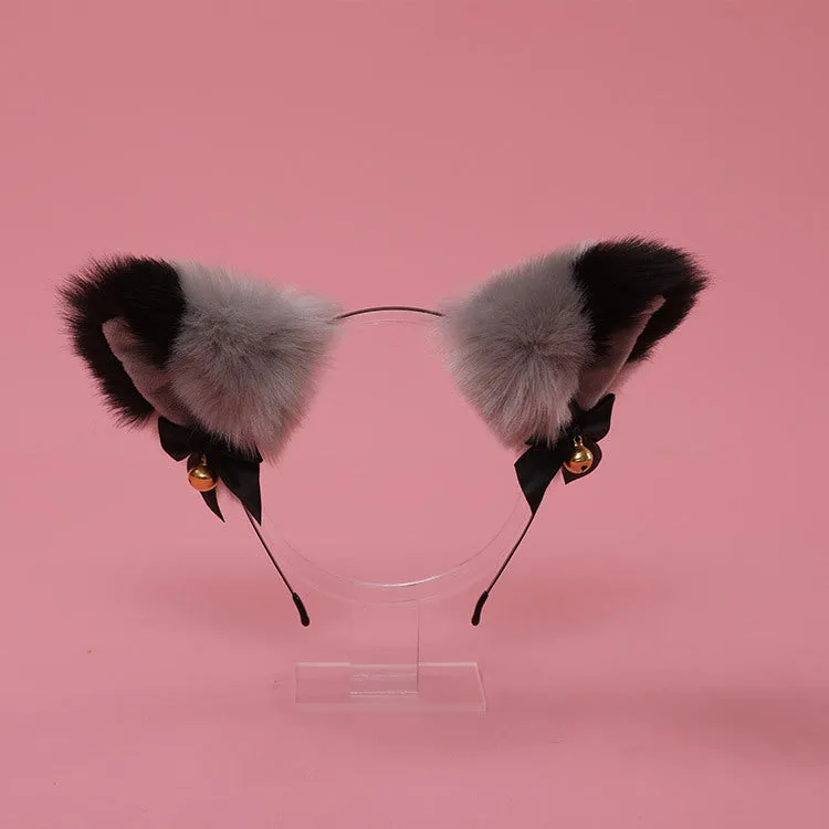 Cute Bow Bell Cat Ears