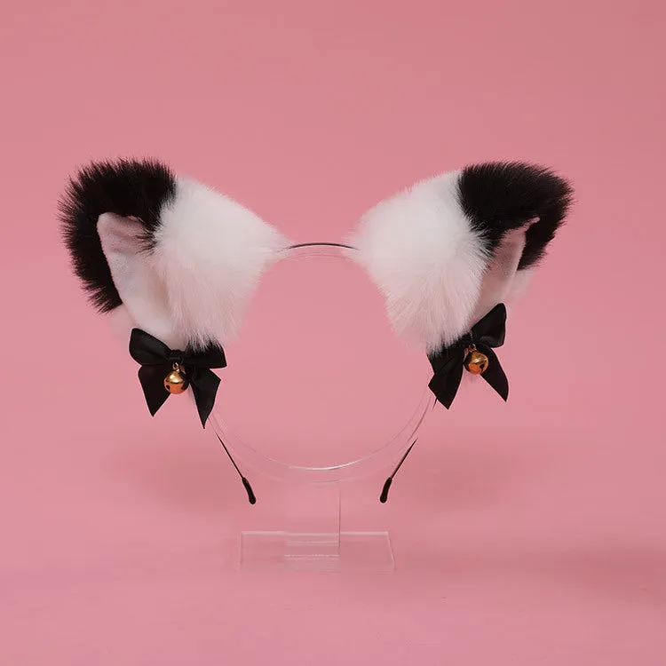 Cute Bow Bell Cat Ears