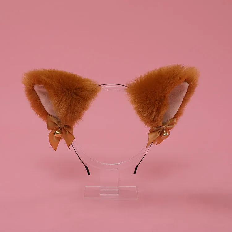Cute Bow Bell Cat Ears