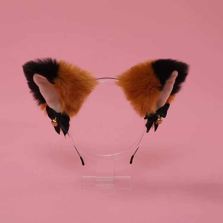 Cute Bow Bell Cat Ears