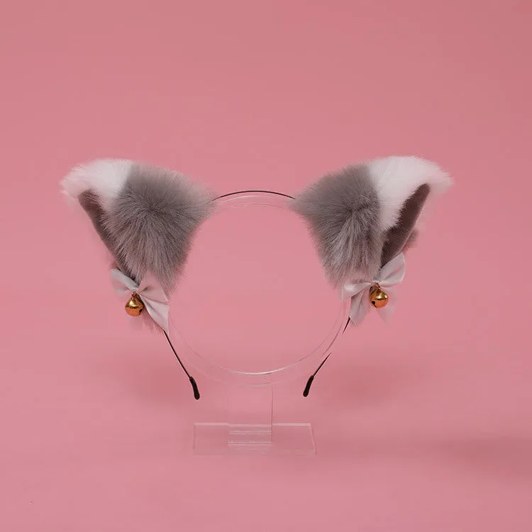 Cute Bow Bell Cat Ears