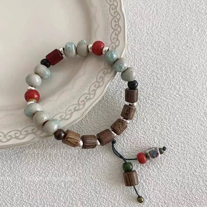 Cute Cartoon Alloy Glass Titanium Steel Wholesale Bracelets