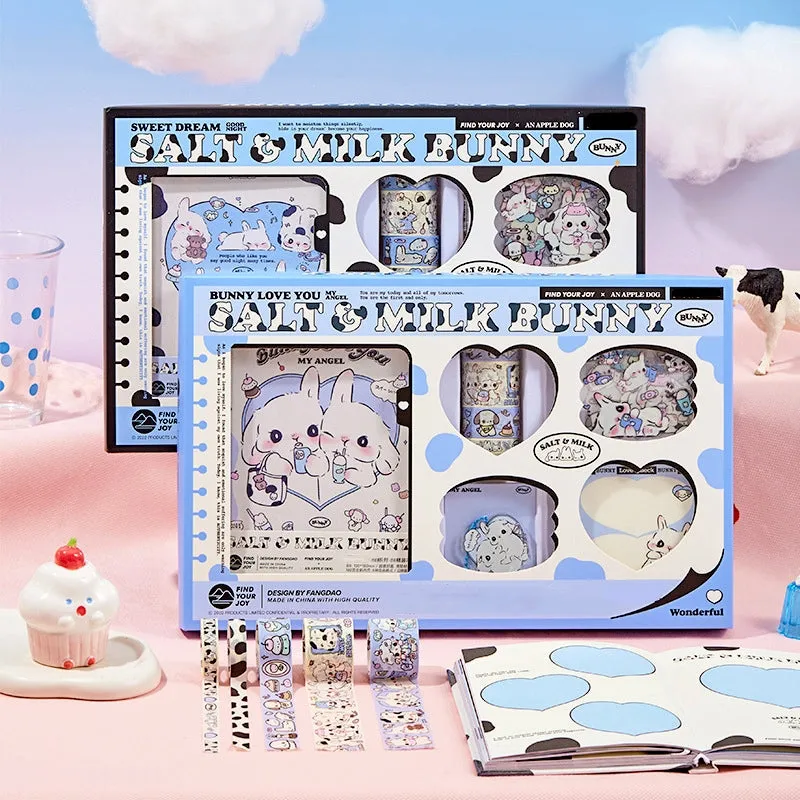 Cute Cartoon Animal Series Bunnies Journal Gift Box Set