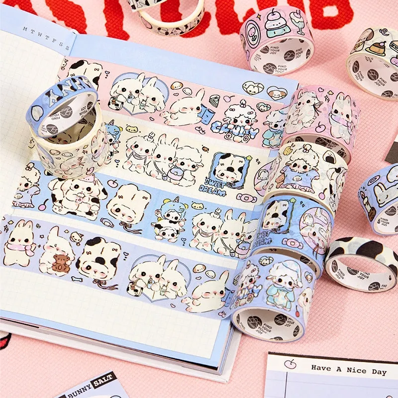 Cute Cartoon Animal Series Bunnies Journal Gift Box Set