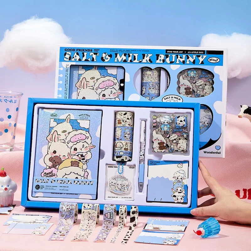 Cute Cartoon Animal Series Bunnies Journal Gift Box Set