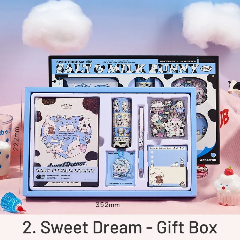 Cute Cartoon Animal Series Bunnies Journal Gift Box Set