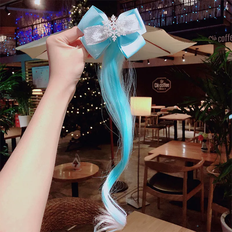 Cute Cartoon Bow Butterfly Colorful Braid