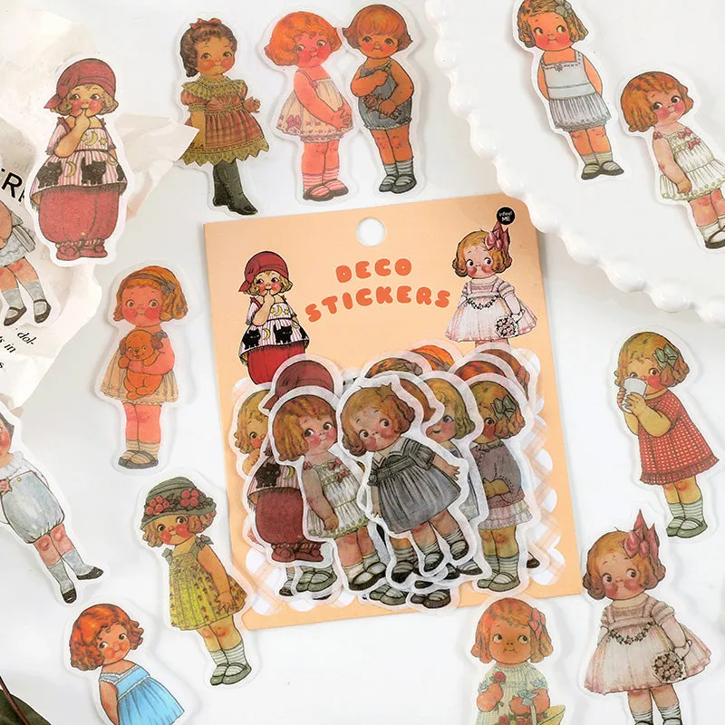 Cute Cartoon Character Washi Sticker Pack