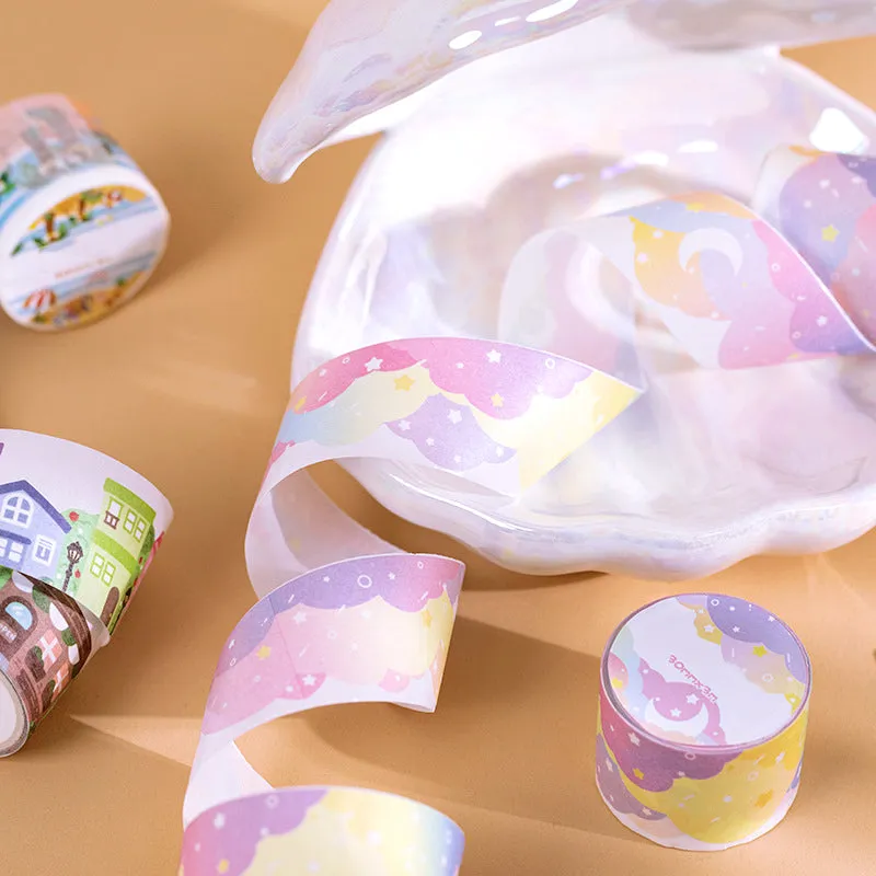 Cute Cartoon Landscaping Washi Tape