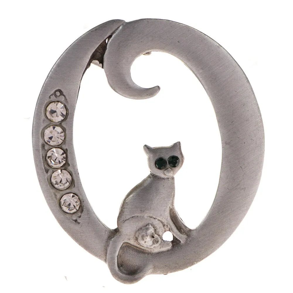 Cute Cat Brooches For Women And Men Vintage Funny Animal Alloy Pins Brooch