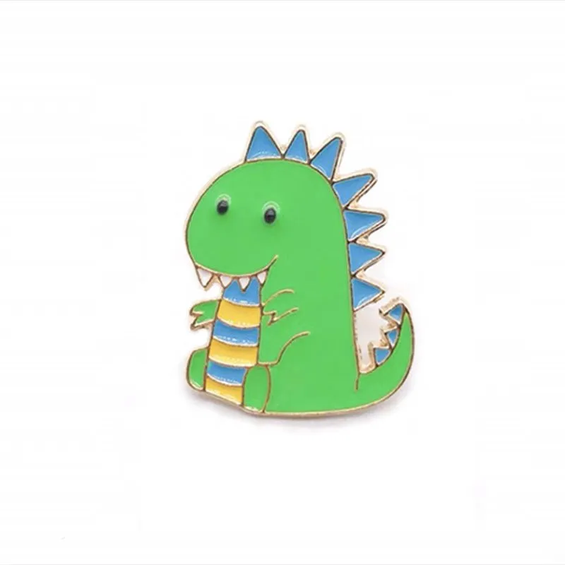 Cute Dinosaur Brooch Lapel Pin Badge for Women Gift Enamel Pin