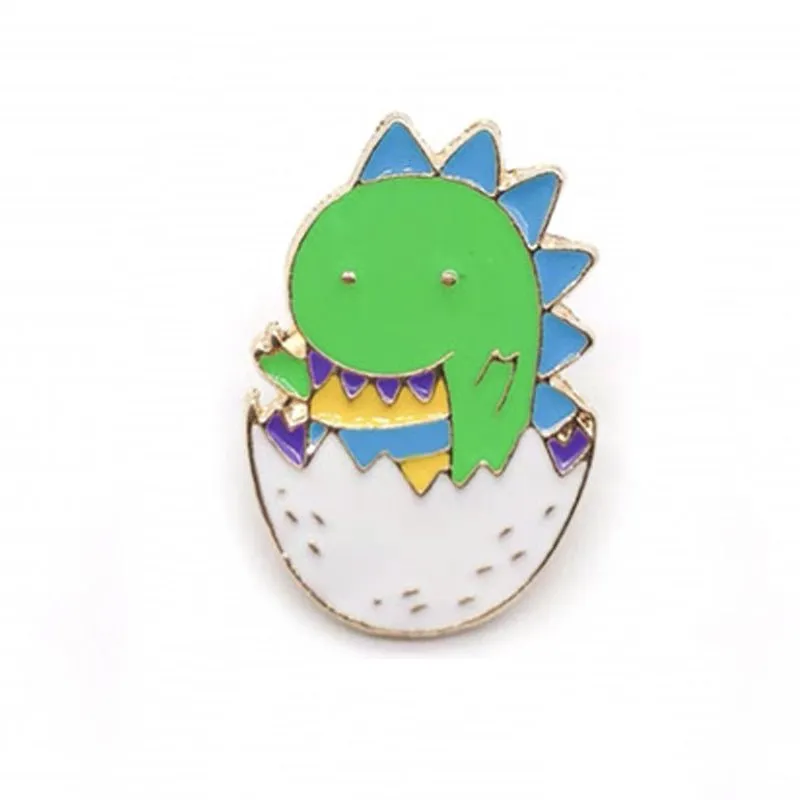 Cute Dinosaur Brooch Lapel Pin Badge for Women Gift Enamel Pin