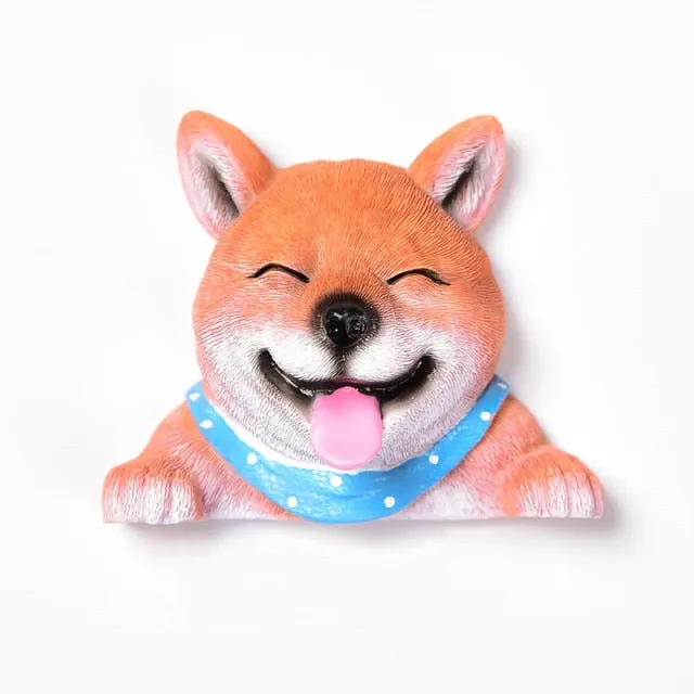 Cute Dog Resin Switch Sticker