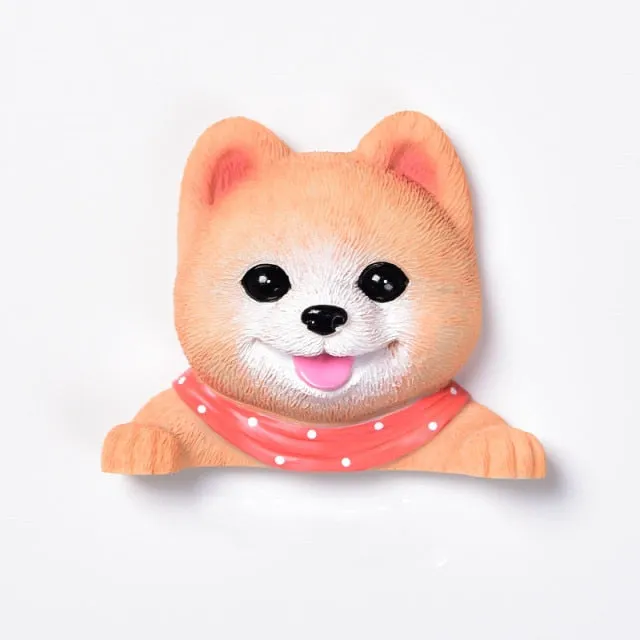 Cute Dog Resin Switch Sticker