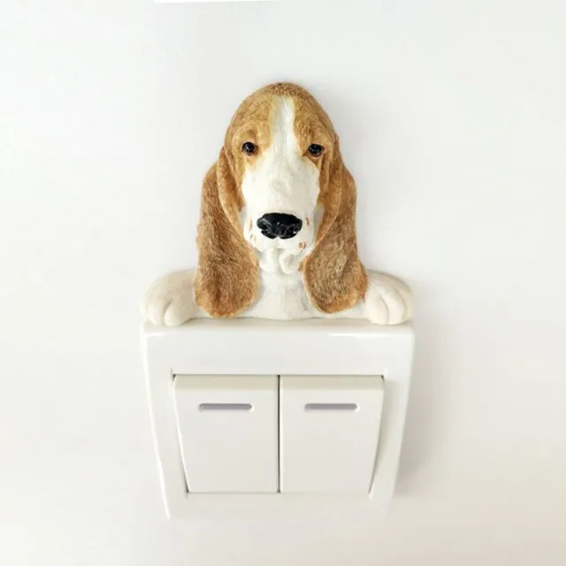 Cute Dog Resin Switch Sticker