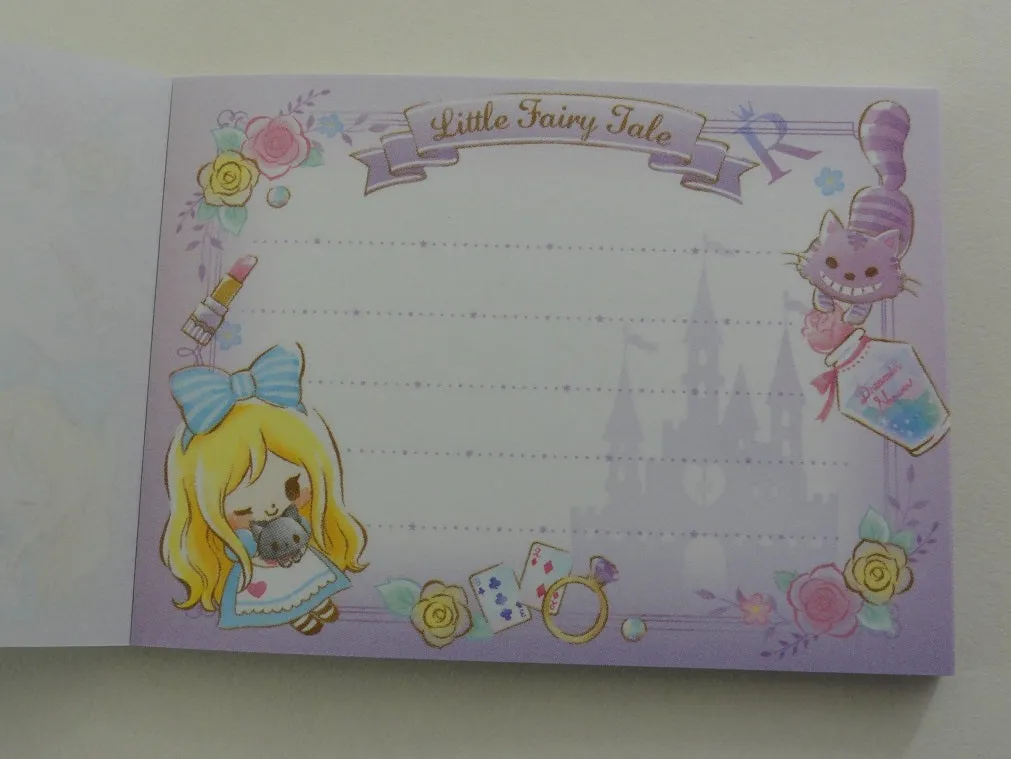 Cute Kawaii Q-Lia Little Fairy Tale Alice Mini Notepad / Memo Pad - O - Stationery Design Writing