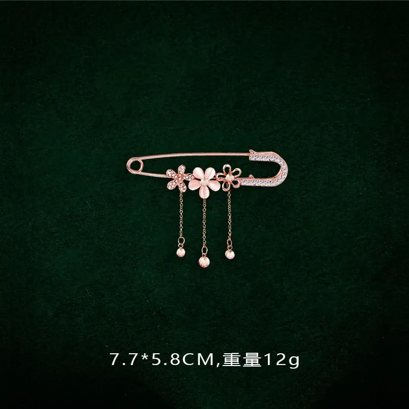 Cute Refined Crystal Rhinestone Branch Brooches