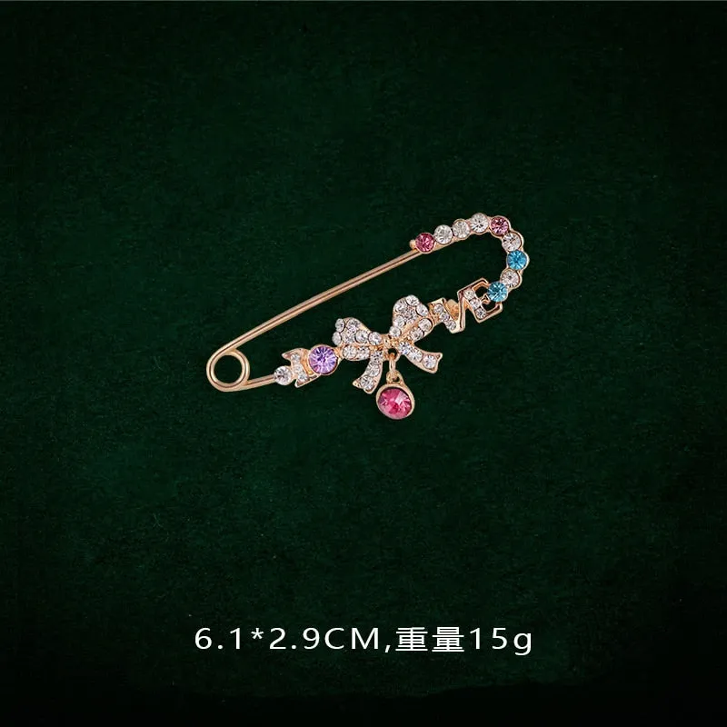 Cute Refined Crystal Rhinestone Branch Brooches