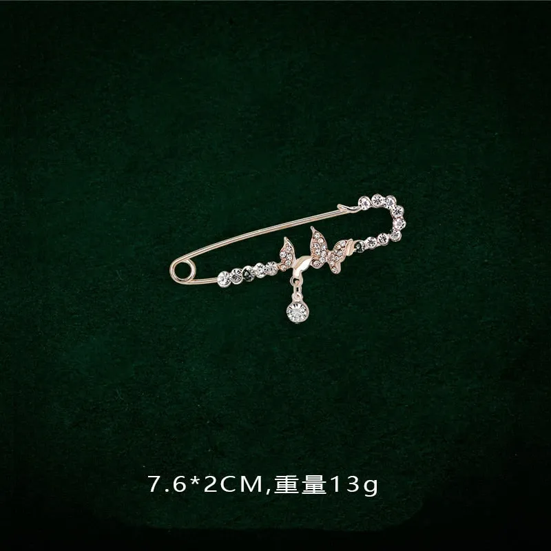 Cute Refined Crystal Rhinestone Branch Brooches