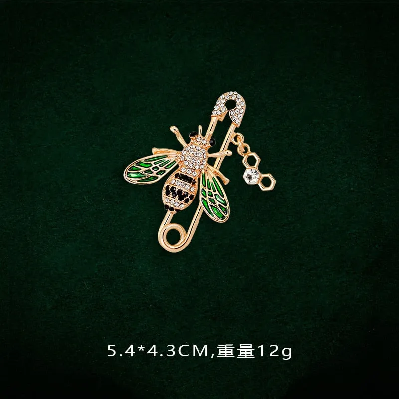 Cute Refined Crystal Rhinestone Branch Brooches