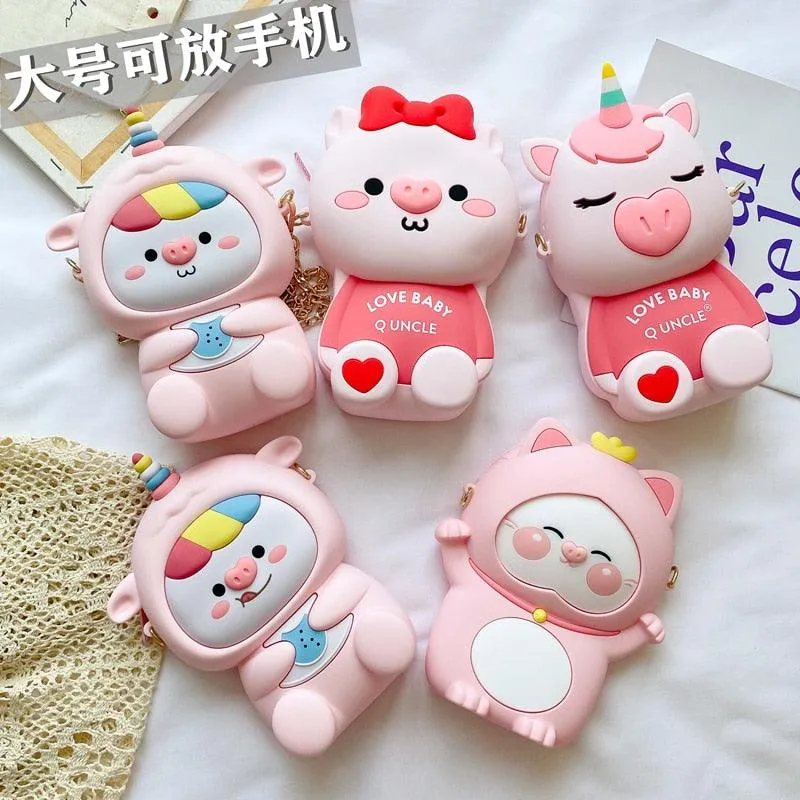 Cute Silicone Bear Bag