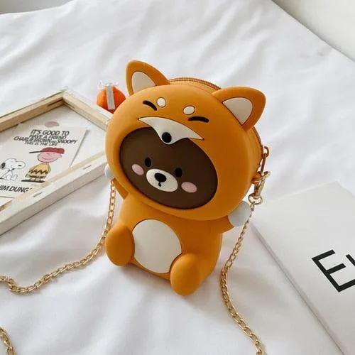 Cute Silicone Bear Bag