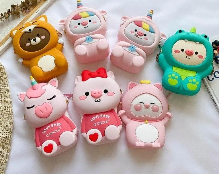 Cute Silicone Bear Bag