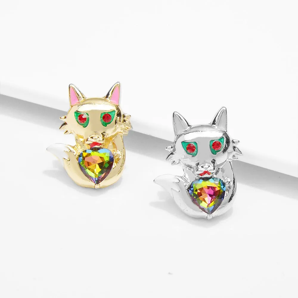 Cute Small Fox Brooches For Women
