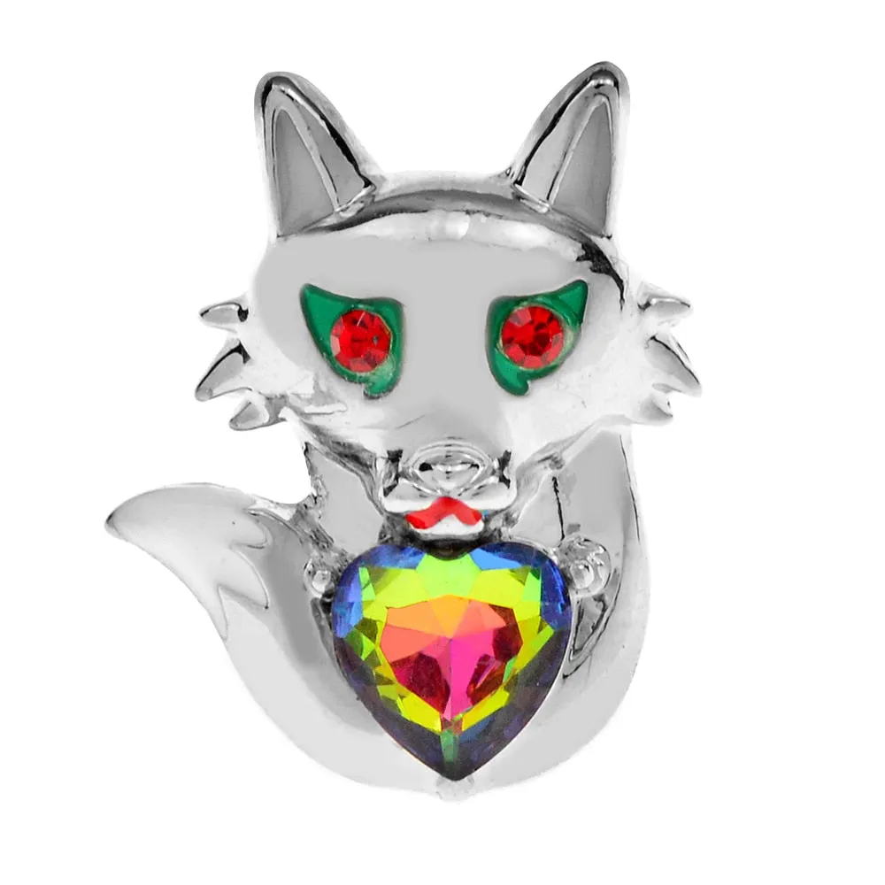 Cute Small Fox Brooches For Women